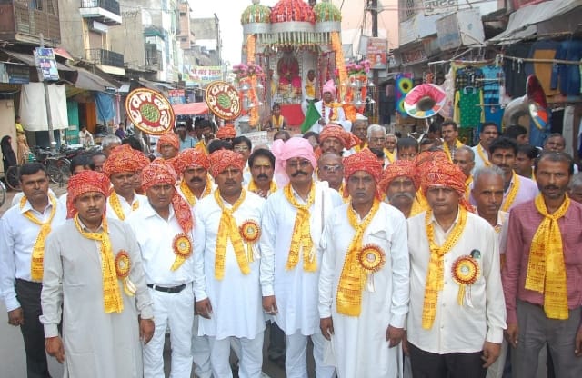 Lord Vishwakarma procession taken out with fanfare 