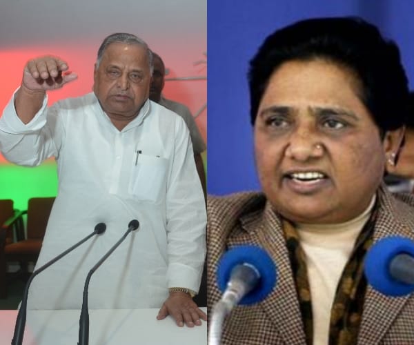  Mayawati speaks over conflicts in SP.