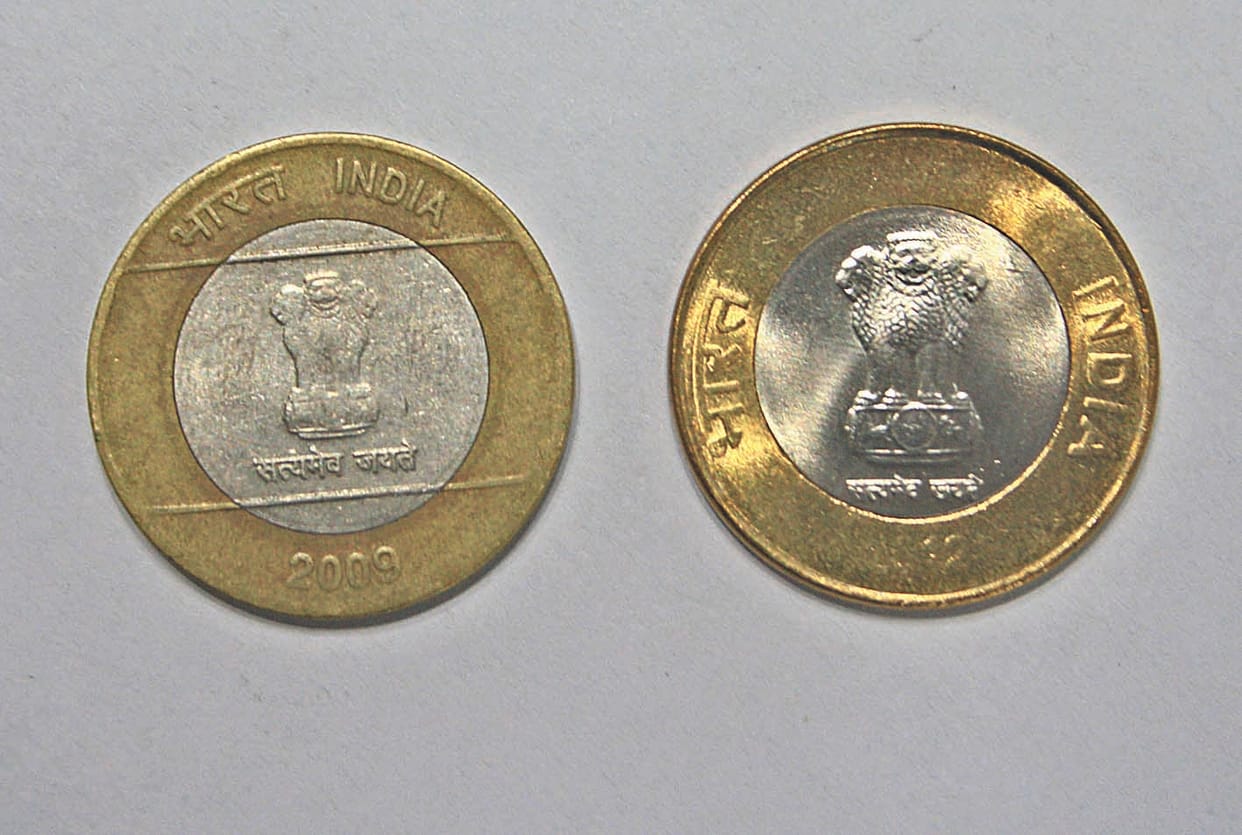 Do not have all the coins of Rs.10 Bmr real
