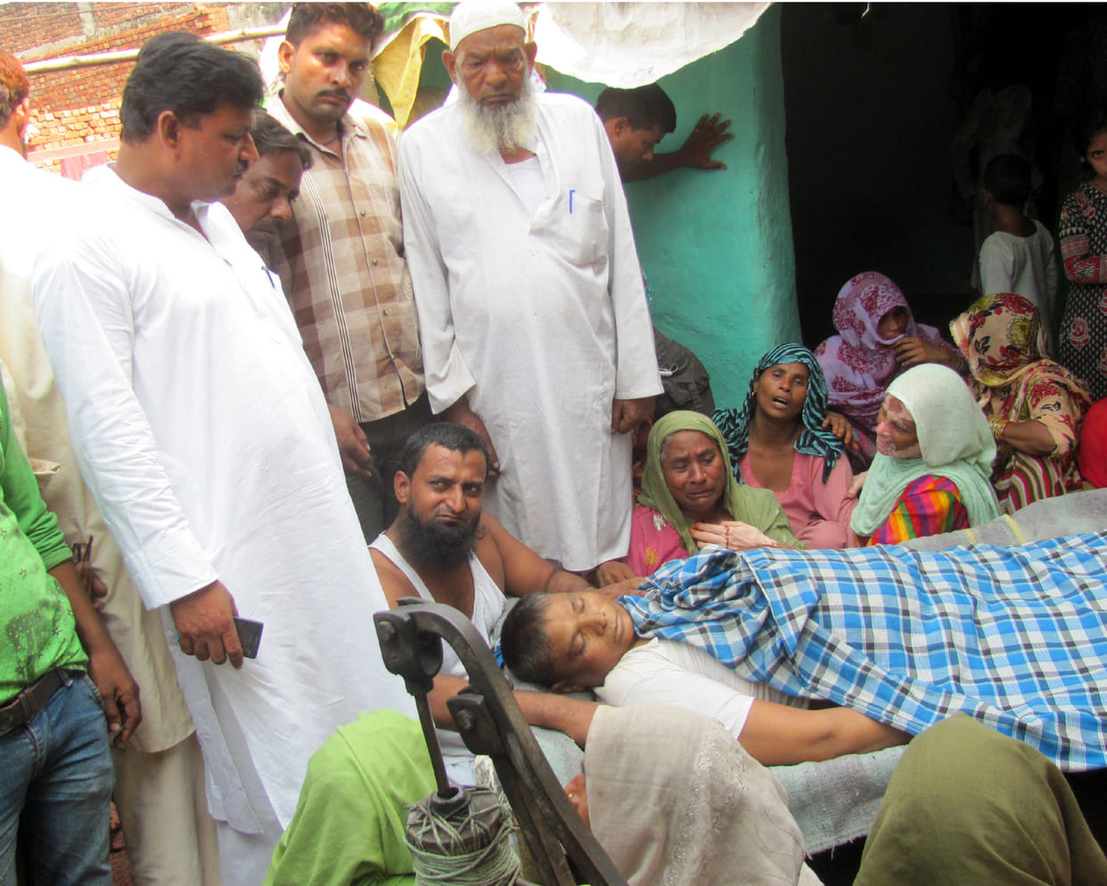 No oil in the ambulance, was not even on the second call, the patient's own disembodied
