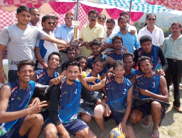 Ramnagar College won the volleyball match
