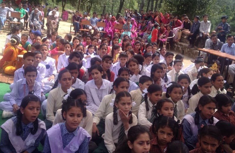 Sanskrit competition in Bageshwar schools