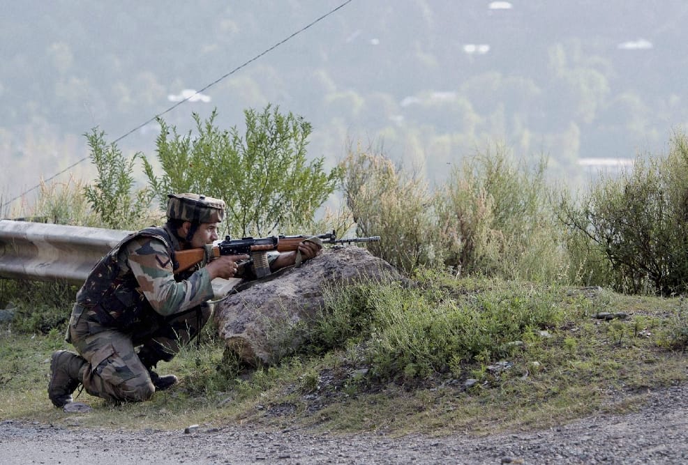ceasefire voilations again in uri sector 