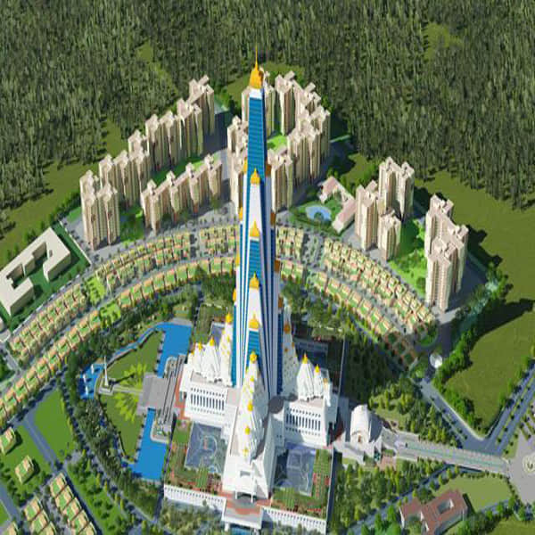 world's tallest temple Chandrodaya Mandir is building in Vrindavan