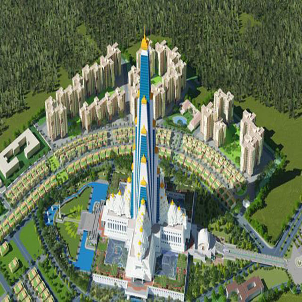 world's tallest temple Chandrodaya Mandir is building in Vrindavan
