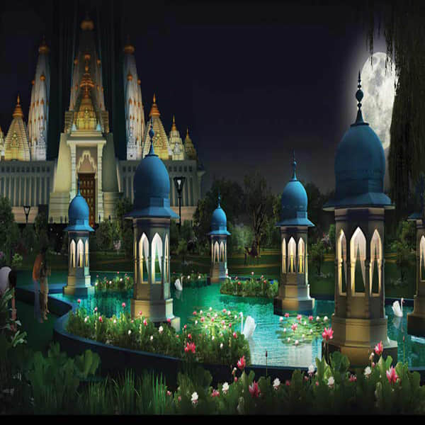 world's tallest temple Chandrodaya Mandir is building in Vrindavan