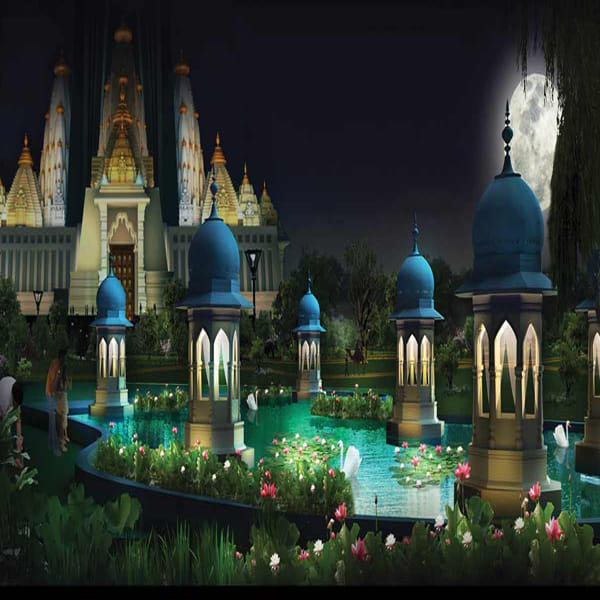 world's tallest temple Chandrodaya Mandir is building in Vrindavan