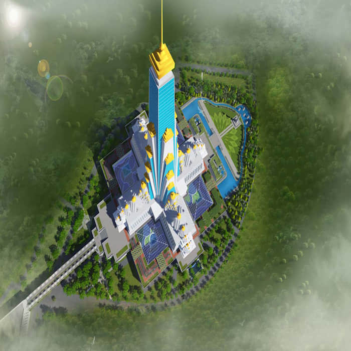 world's tallest temple Chandrodaya Mandir is building in Vrindavan