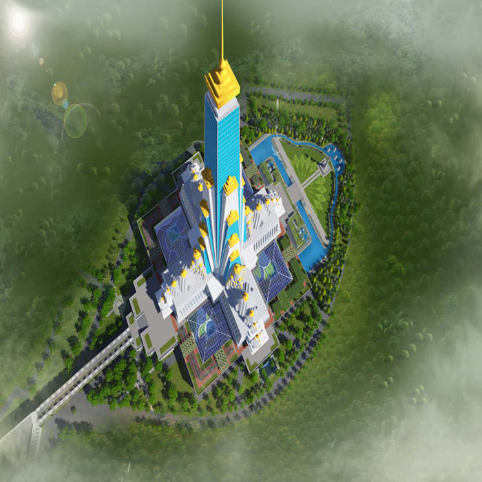 world's tallest temple Chandrodaya Mandir is building in Vrindavan