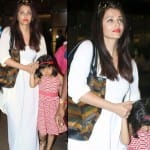 Aaradhya Bachchan Looks So SCARED when Aishwarya Rai returns from Dubai 