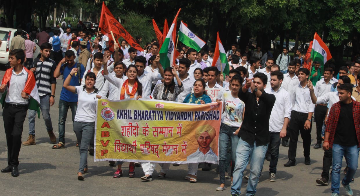 protest of youth in jammu 