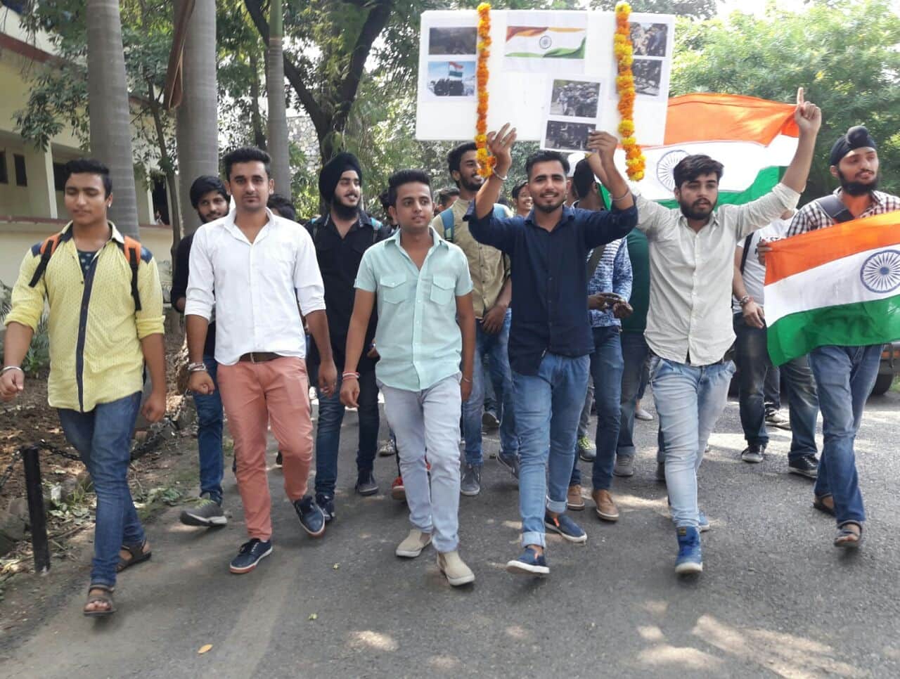 protest of youth in jammu 