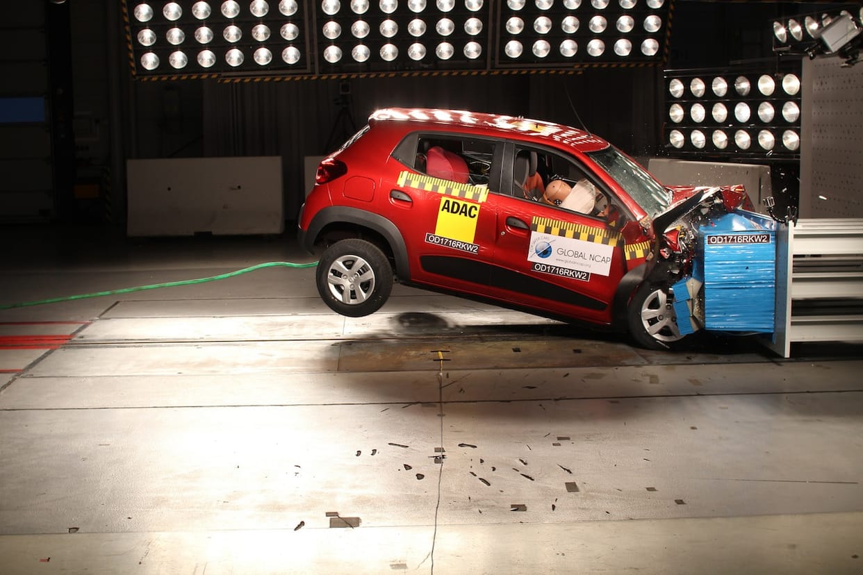 Updated Renault Kwid Receives 1 Star, Base Honda Mobilio Gets 0 In Latest Round Of India Crash Tests