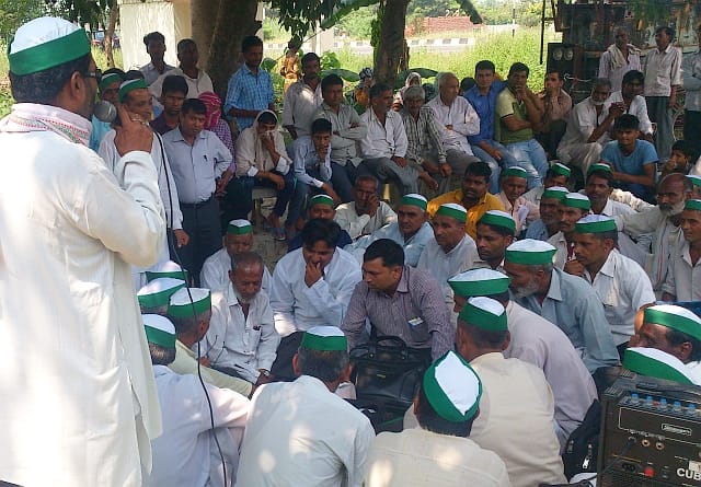 Farmers have protested over power