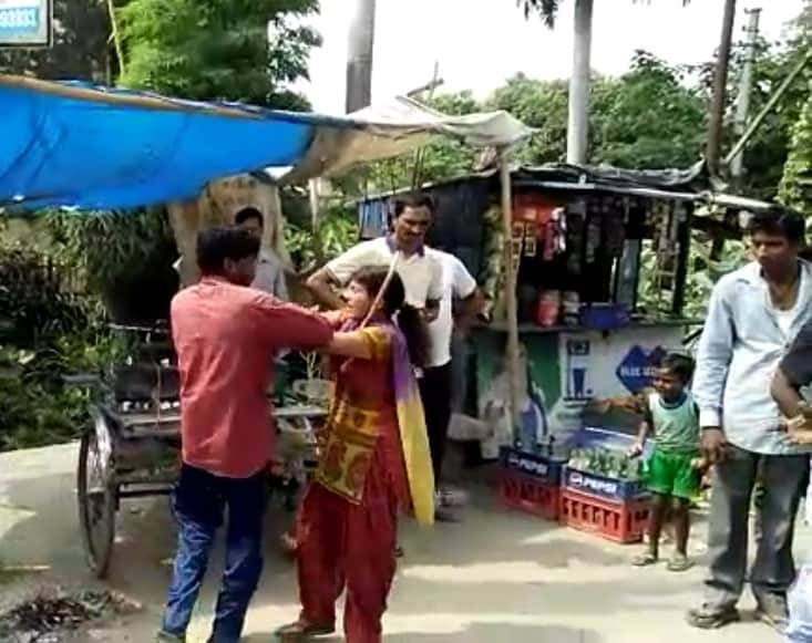 wife beaten his husband in nainital