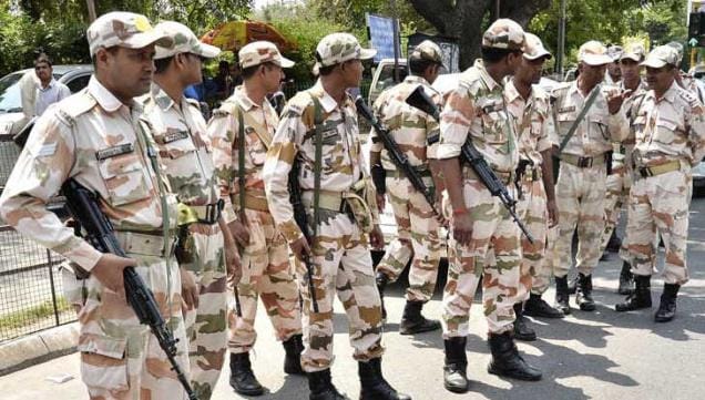 SSB Guerrillas protest on China border