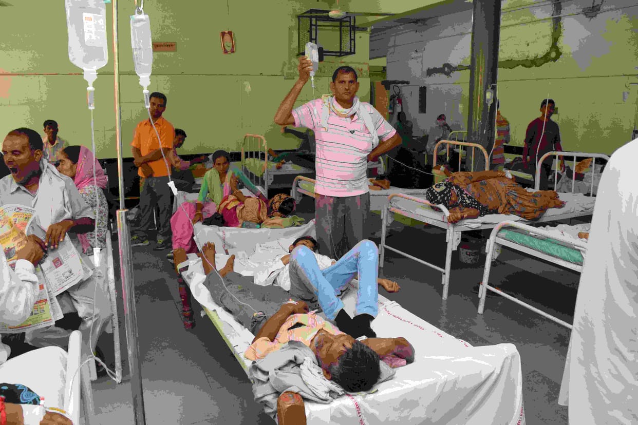 pgi, medical, dengue, fiver, rohtak, haryana, patient, new case