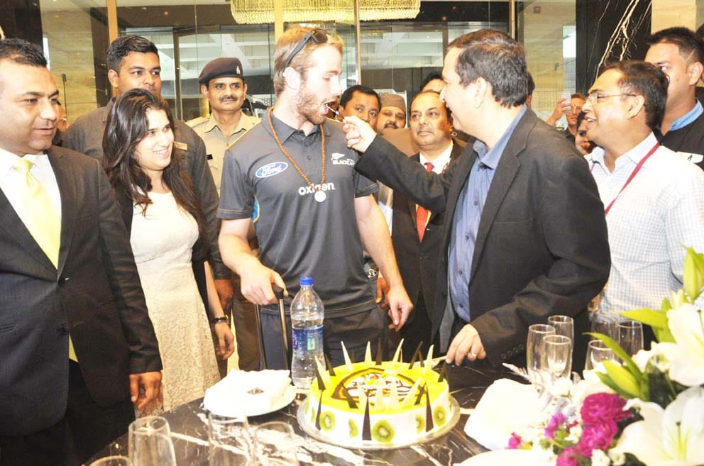  New Zealand cricket team in Kanpur excellent reception