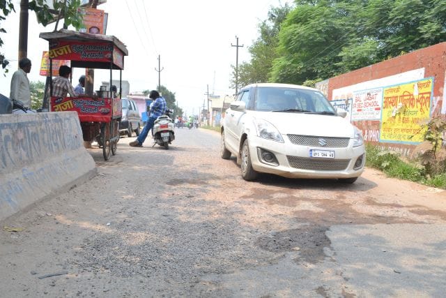 road will be jammed Sikarod Rajnagar Extension