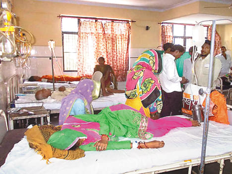 Condition deteriorated the district hospital