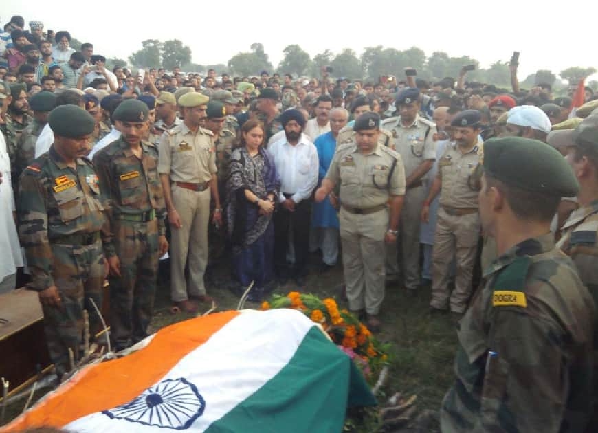 son of martyers wants to join army