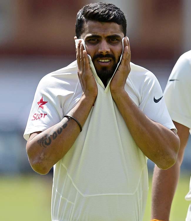 ravindra jadeja not come to practice because of fever 
