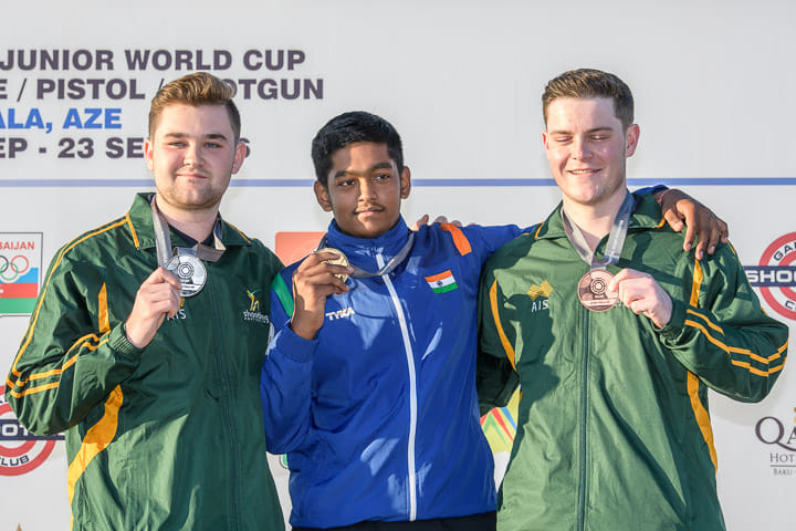 Indian Shooters won three medals in ISSF junior world cup 
