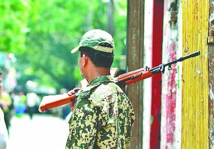 After the terrorist attack in the Army and the Air Force increased vigilance