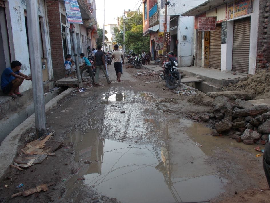 There is road construction completed in a year