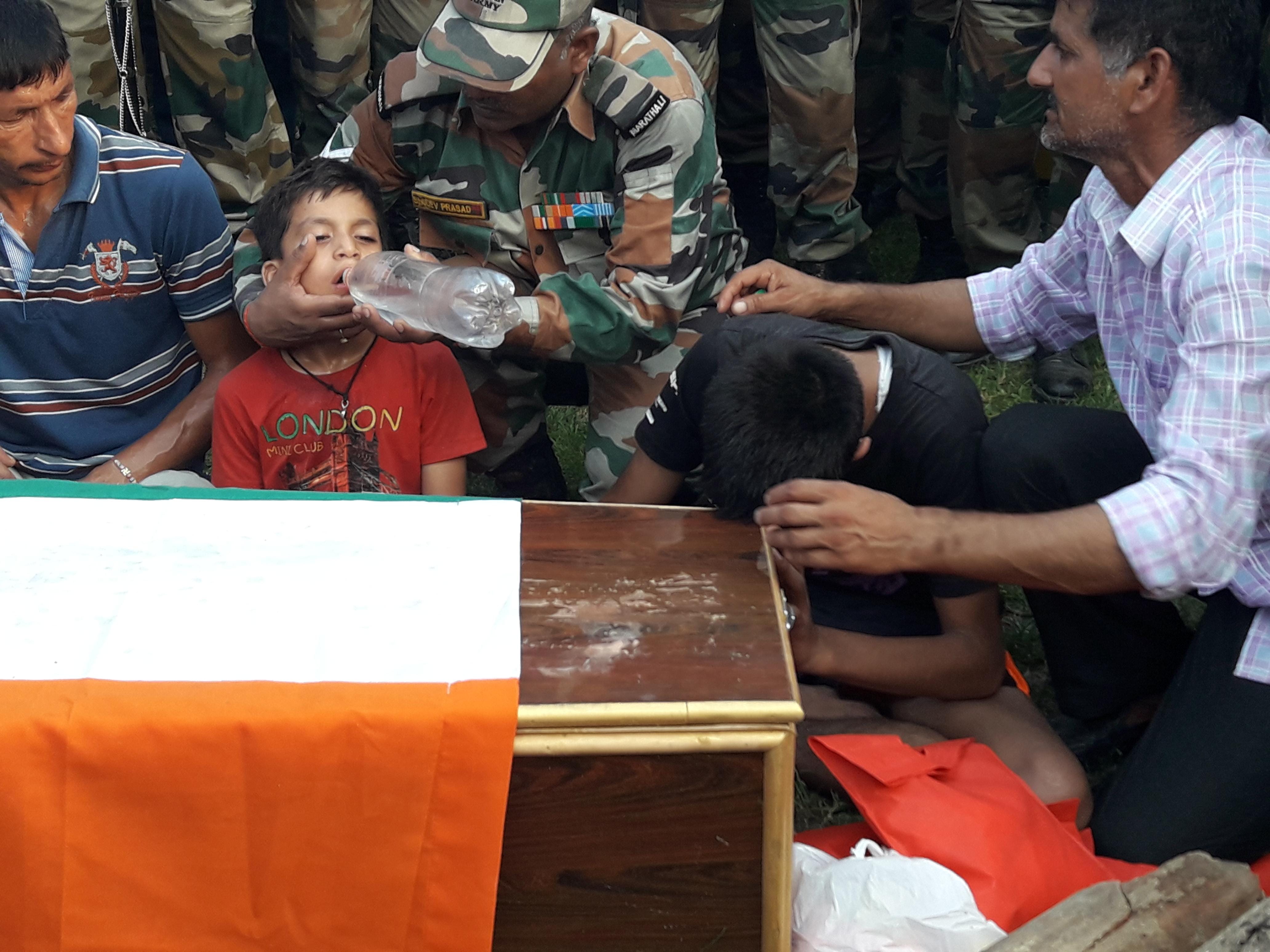 son of martyers wants to join army