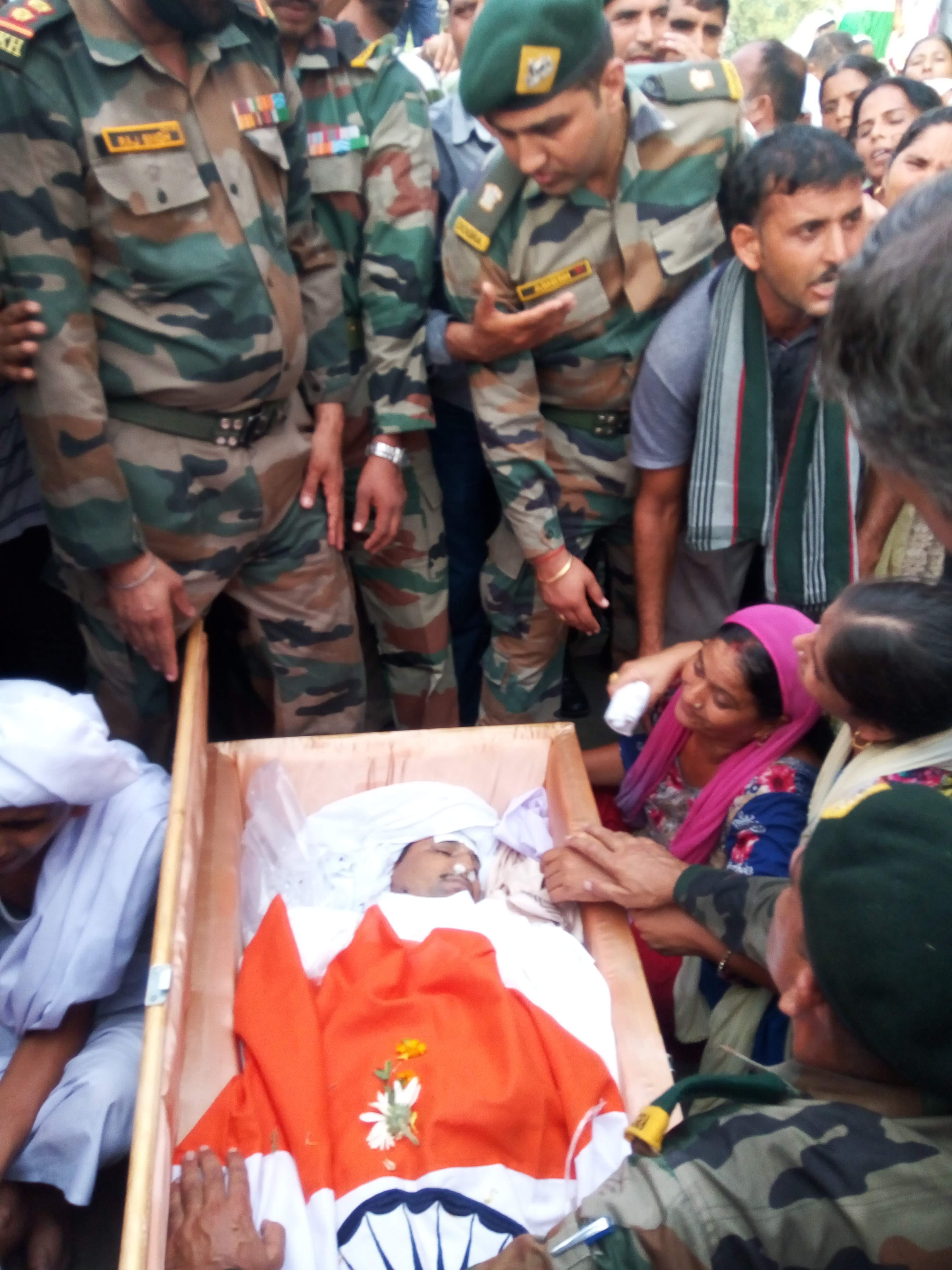 son of martyers wants to join army