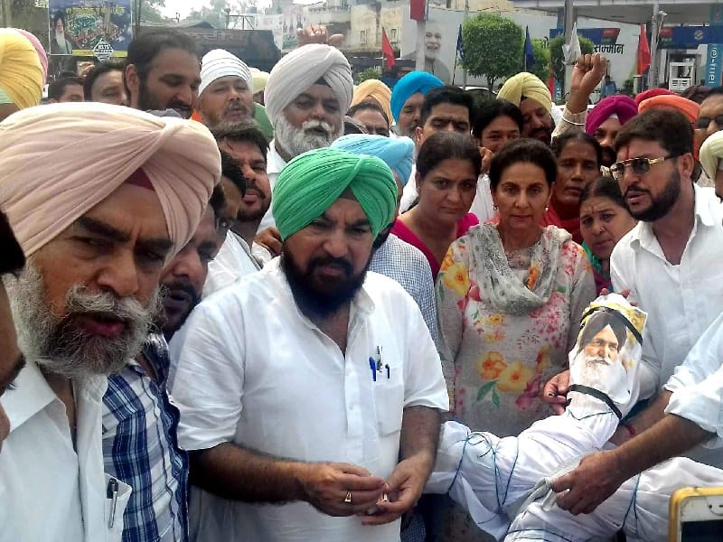 SAD MLA Virsa Singh Vltoha, proboscis Congress MLA Tarlochan Singh,  Patiala