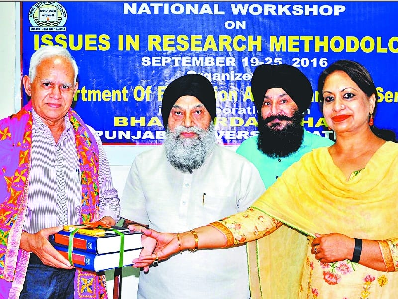 Punjabi University, Workshop, Vice Chancellor Dr. Jaspal Singh, Patiala