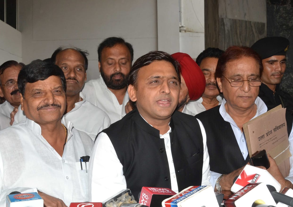 cm akhilesh address media after cabinet meeting