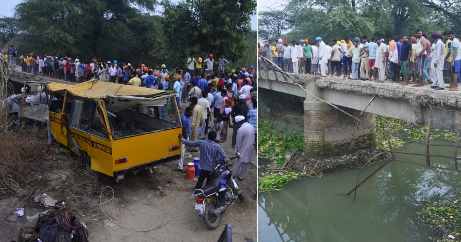 Punjab: School bus carrying 50 children falls into a canal in Amritsar