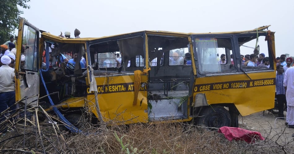 Punjab: School bus carrying 50 children falls into a canal in Amritsar