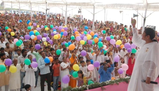 Brahmakumaris given mantra of happyness, celebrated festival