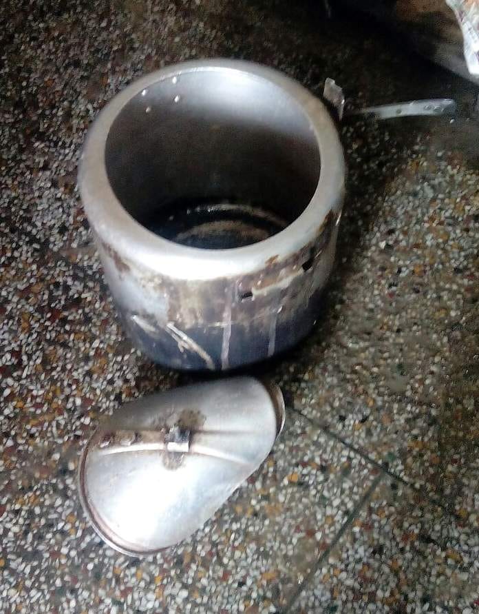 a cooker blast in sonebhadra while cooking, one injured