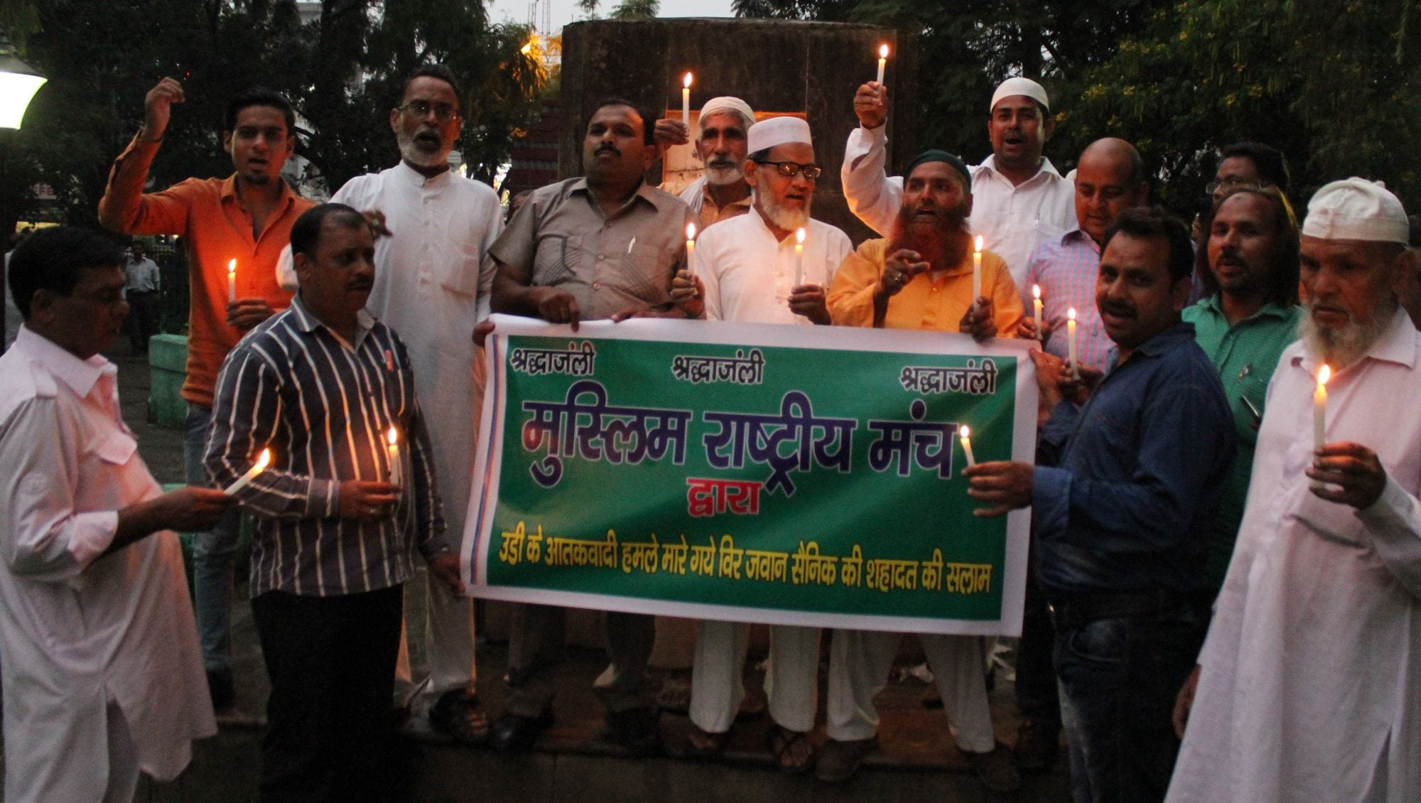 people in anger on uri attack.