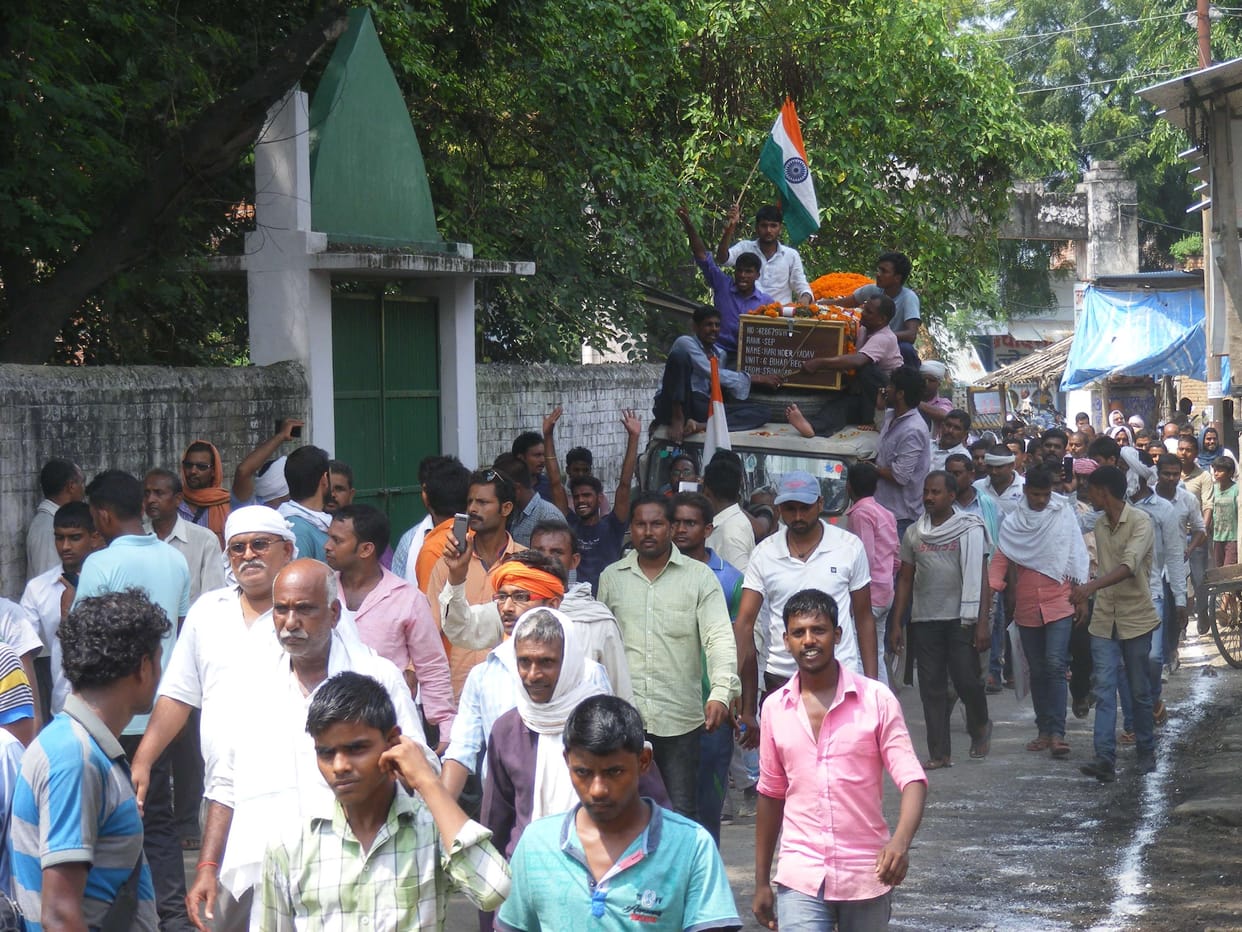 The final farewell to martyr tears