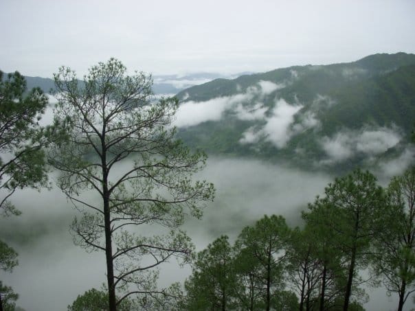 uttarakhand hill station Lansdowne on cloud