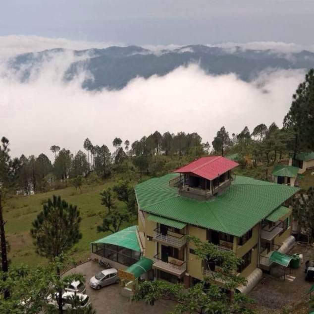 uttarakhand hill station Lansdowne on cloud