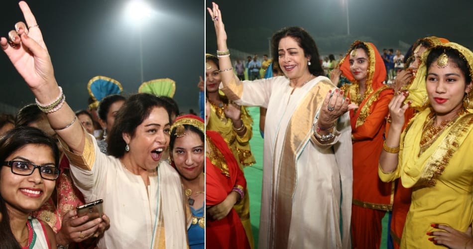 Interlecchual disabled players, special song, MP Kher started dancing with children