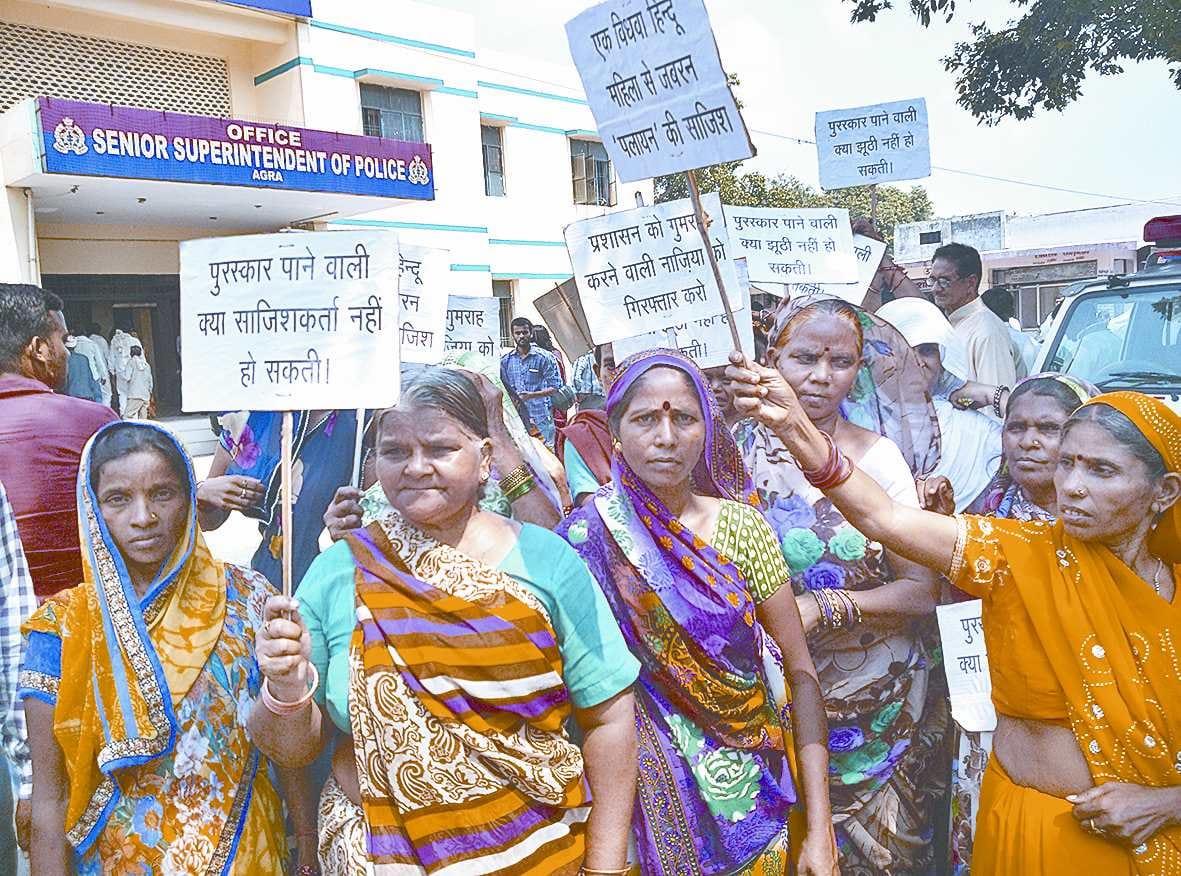 demonstrations against nazia