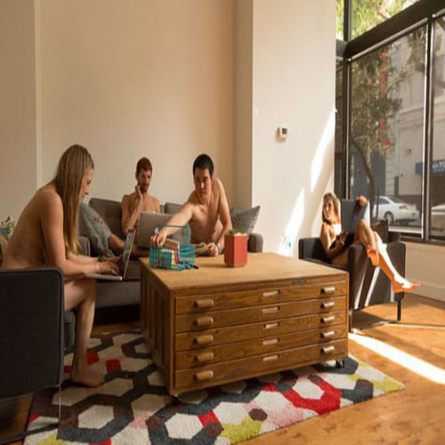 Naked Employees in Software Company