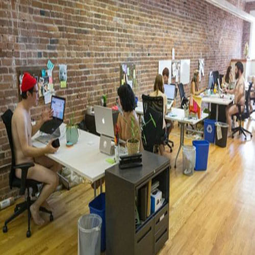 Naked Employees in Software Company