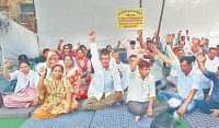 lab technician, strike, patent, hospital, karnal