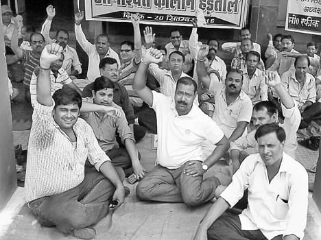 Striking pharmacists