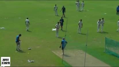 Cricket team practice in kanpur