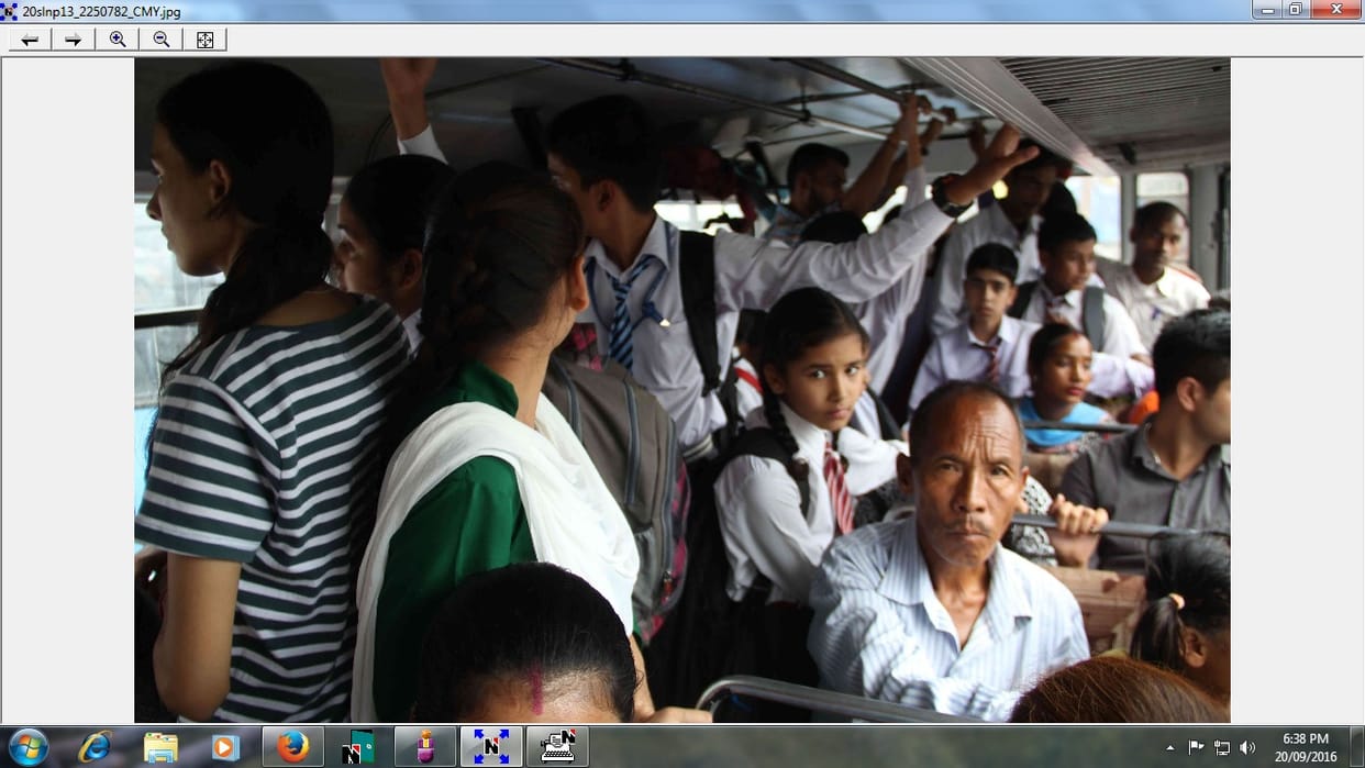 Overloding in mallroad of solan